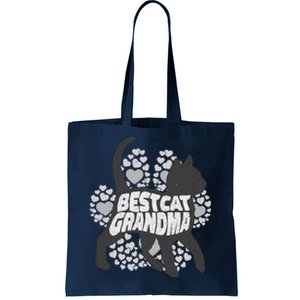 Best Cat Grandma Tote Bag