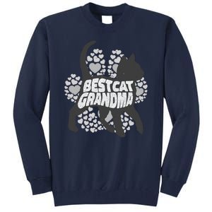 Best Cat Grandma Tall Sweatshirt