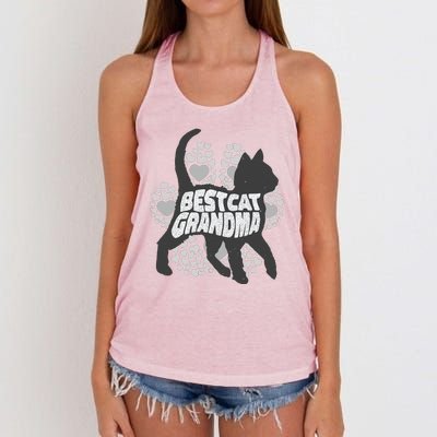 Best Cat Grandma Women's Knotted Racerback Tank