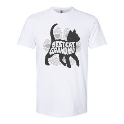 Best Cat Grandma Softstyle CVC T-Shirt