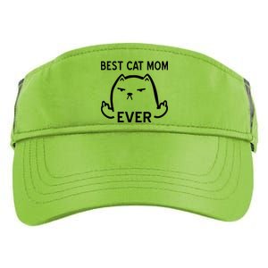 Best Cat Mom Ever Adult Drive Performance Visor