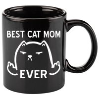 Best Cat Mom Ever 11oz C Handle Ceramic Mug