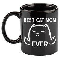Best Cat Mom Ever 11oz C Handle Ceramic Mug