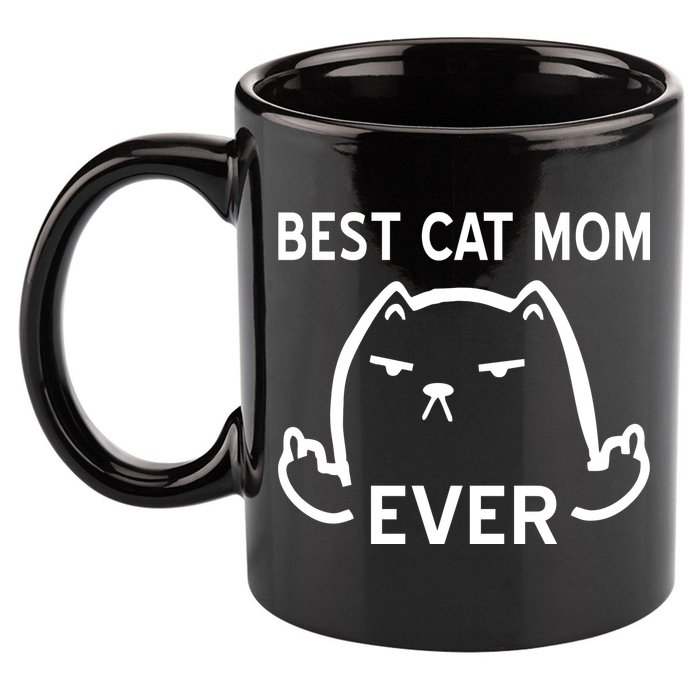 Best Cat Mom Ever 11oz C Handle Ceramic Mug