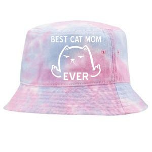 Best Cat Mom Ever Tie-Dyed Bucket Hat