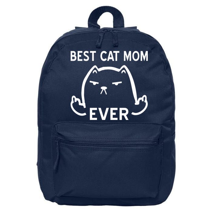 Best Cat Mom Ever 16 in Basic Backpack