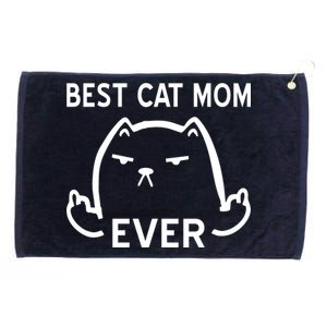 Best Cat Mom Ever Grommeted Golf Towel