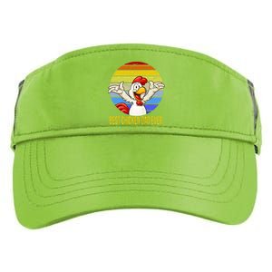 Best Chicken Dad Ever Adult Drive Performance Visor