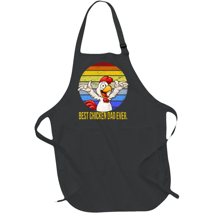 Best Chicken Dad Ever Full-Length Apron With Pockets