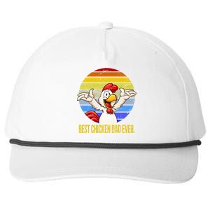 Best Chicken Dad Ever Snapback Five-Panel Rope Hat