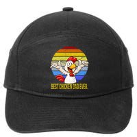 Best Chicken Dad Ever 7-Panel Snapback Hat