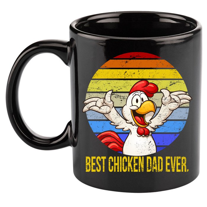 Best Chicken Dad Ever 11oz C Handle Ceramic Mug