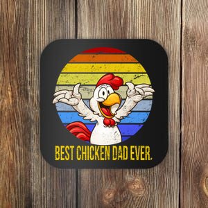 Best Chicken Dad Ever Coaster