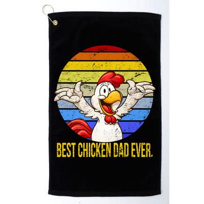 Best Chicken Dad Ever Golf Towel