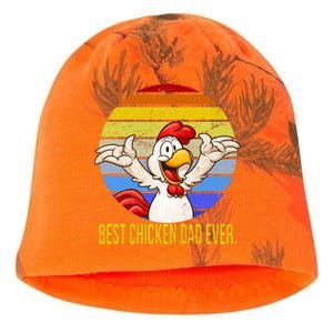 Best Chicken Dad Ever Kati - Camo Knit Beanie