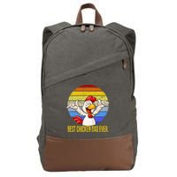 Best Chicken Dad Ever Cotton Canvas Backpack