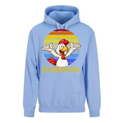 Best Chicken Dad Ever Unisex Surf Hoodie