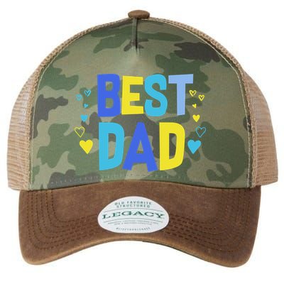 Best Dad Legacy Tie Dye Trucker Hat