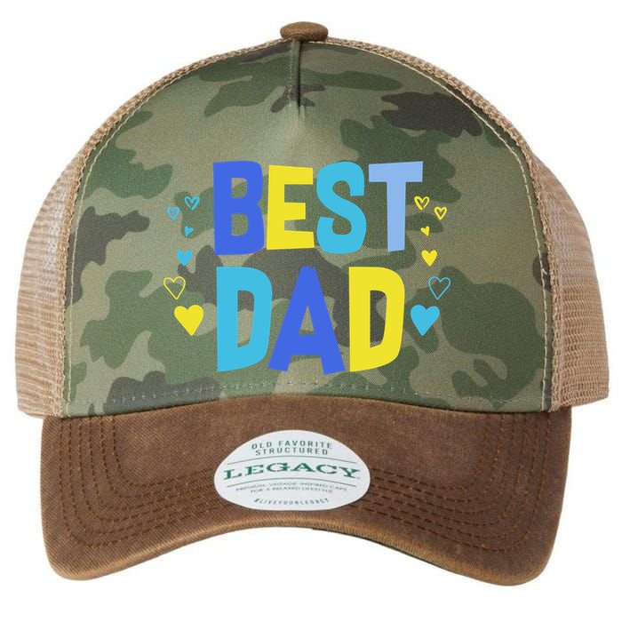 Best Dad Legacy Tie Dye Trucker Hat