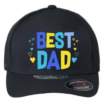 Best Dad Flexfit Unipanel Trucker Cap