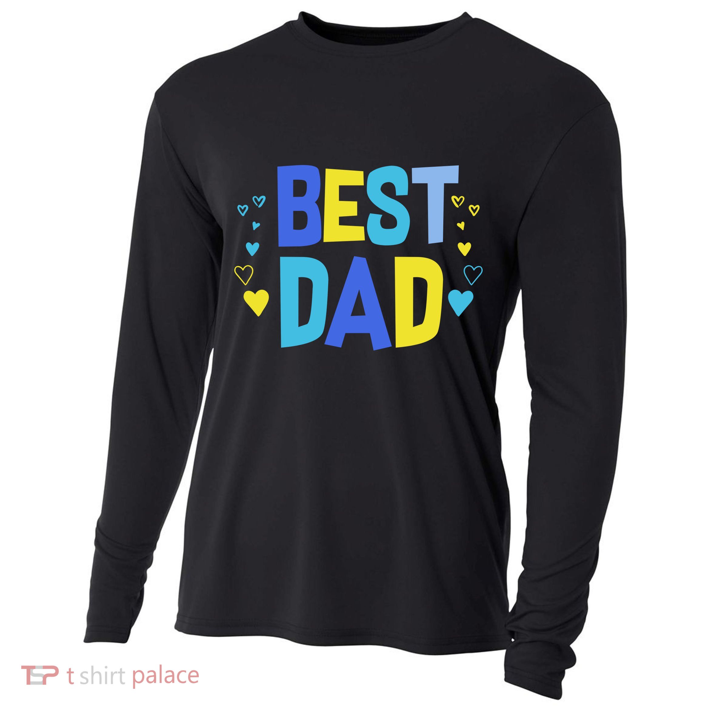 Best Dad Cooling Performance Long Sleeve Crew