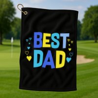 Best Dad Golf Towel