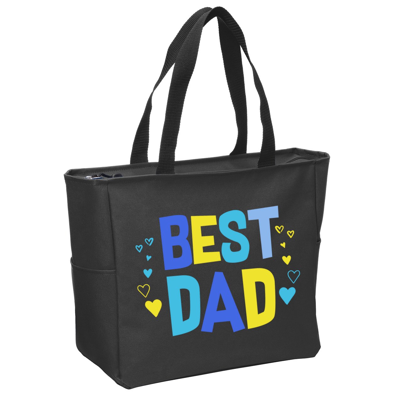 Best Dad Zip Tote Bag