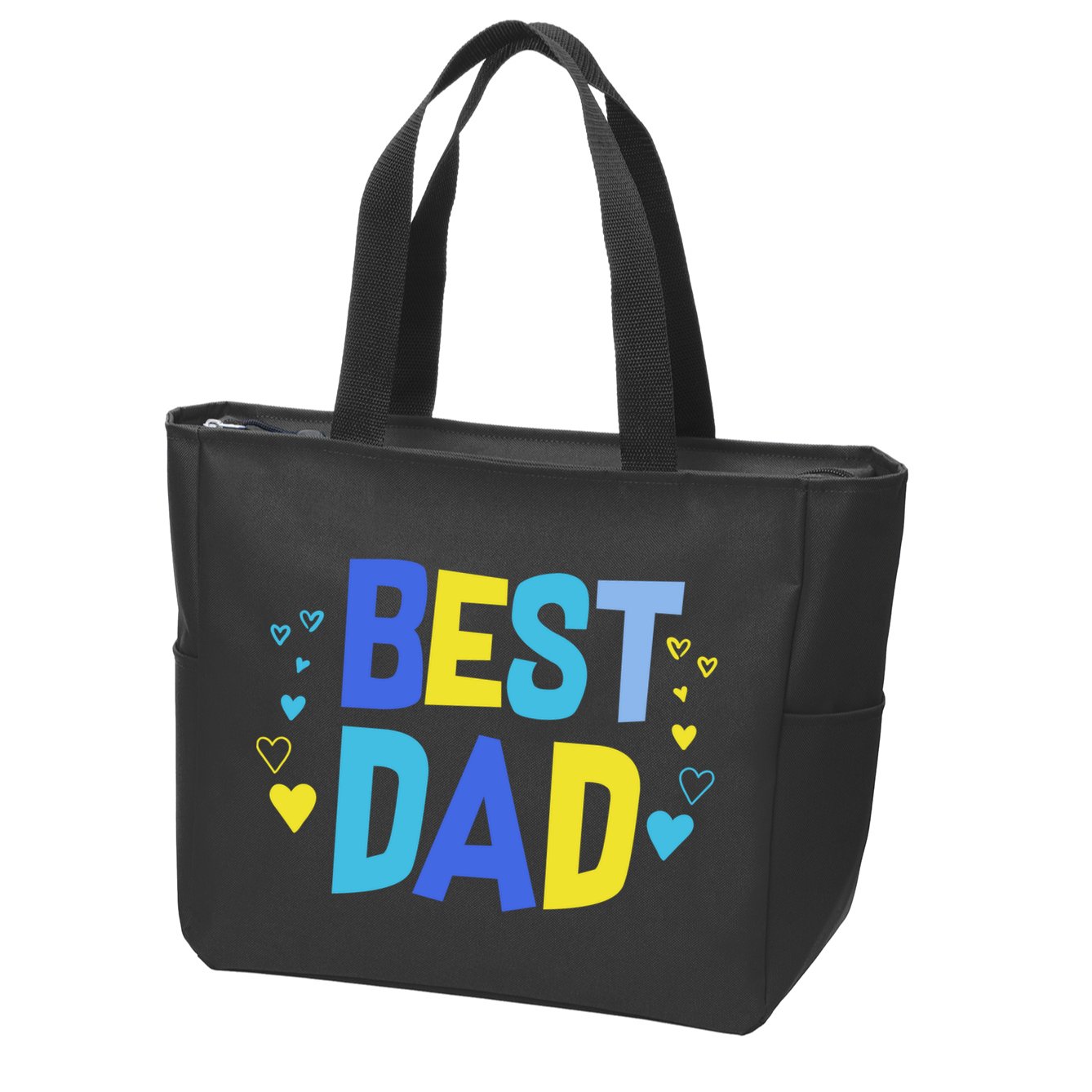 Best Dad Zip Tote Bag