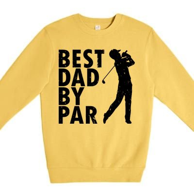 Best Dad By Par Premium Crewneck Sweatshirt