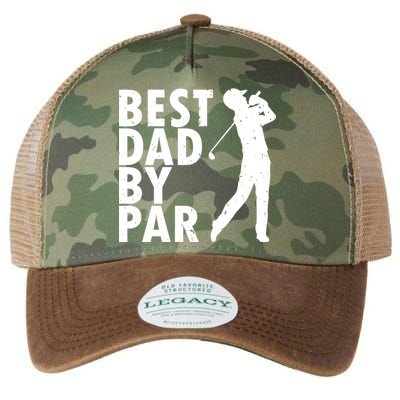 Best Dad By Par Legacy Tie Dye Trucker Hat