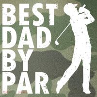 Best Dad By Par Legacy Tie Dye Trucker Hat