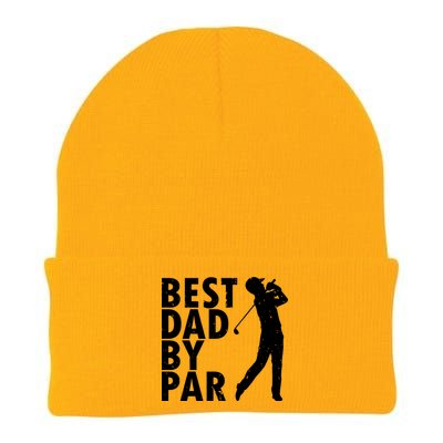 Best Dad By Par Knit Cap Winter Beanie