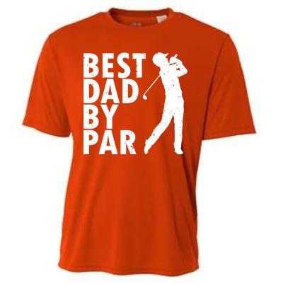 Best Dad By Par Cooling Performance Crew T-Shirt