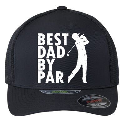 Best Dad By Par Flexfit Unipanel Trucker Cap