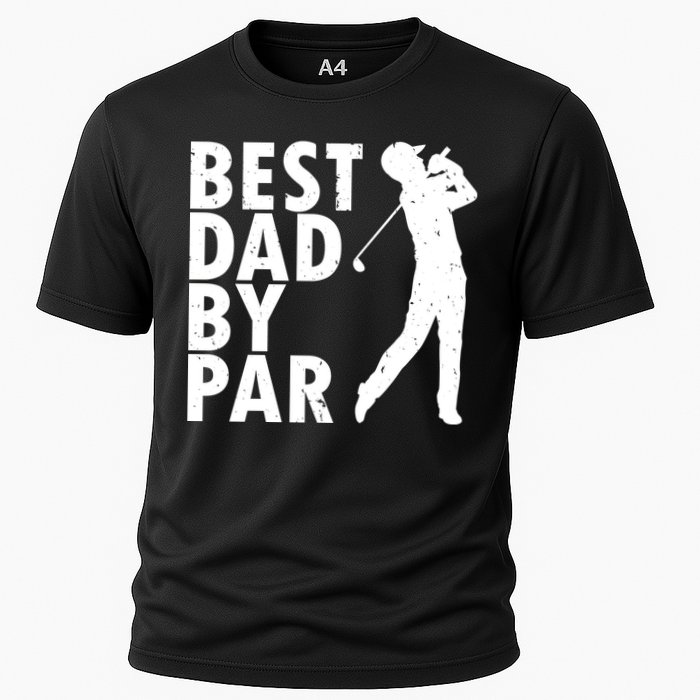 Best Dad By Par Cooling Performance Crew T-Shirt