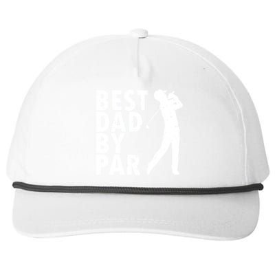 Best Dad By Par Snapback Five-Panel Rope Hat