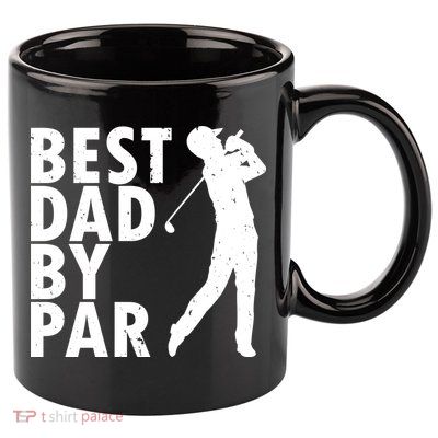 Best Dad By Par 11oz C Handle Ceramic Mug