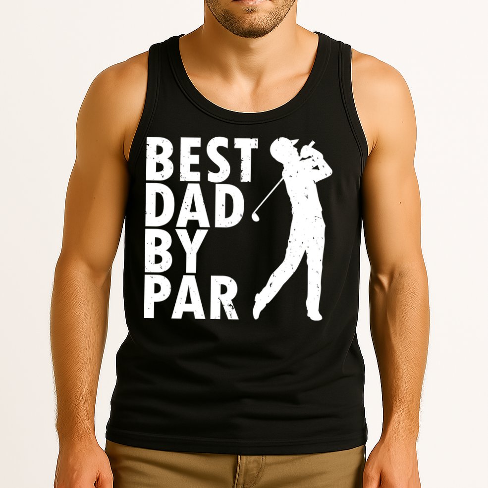Best Dad By Par Tank Top