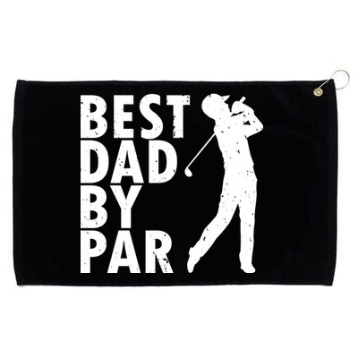 Best Dad By Par Grommeted Golf Towel