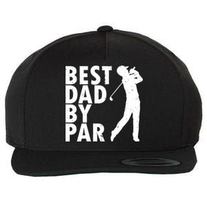 Best Dad By Par Wool Snapback Cap