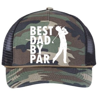 Best Dad By Par Retro Rope Trucker Hat Cap