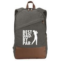 Best Dad By Par Cotton Canvas Backpack