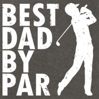 Best Dad By Par Cotton Canvas Backpack