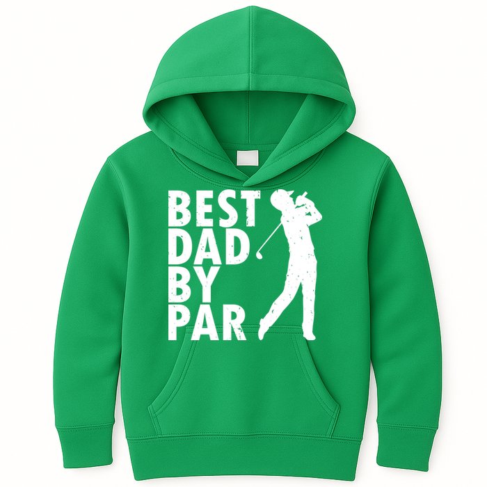 Best Dad By Par Kids Hoodie
