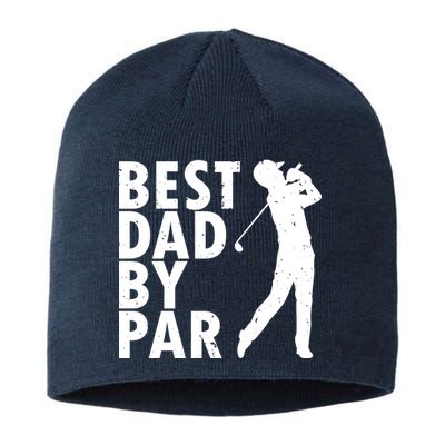 Best Dad By Par Sustainable Beanie