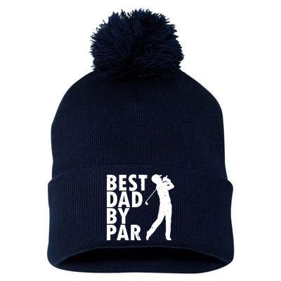 Best Dad By Par Pom Pom 12in Knit Beanie