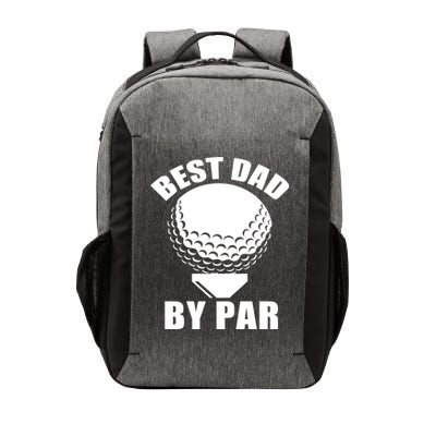 Best Dad By Par Funny Golf Dad Vector Backpack