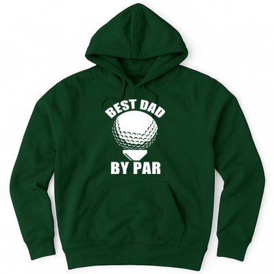 Best Dad By Par Funny Golf Dad Hoodie