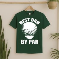 Best Dad By Par Funny Golf Dad T-Shirt