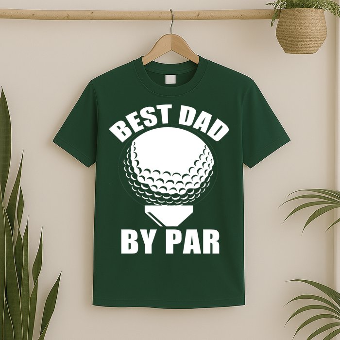 Best Dad By Par Funny Golf Dad T-Shirt